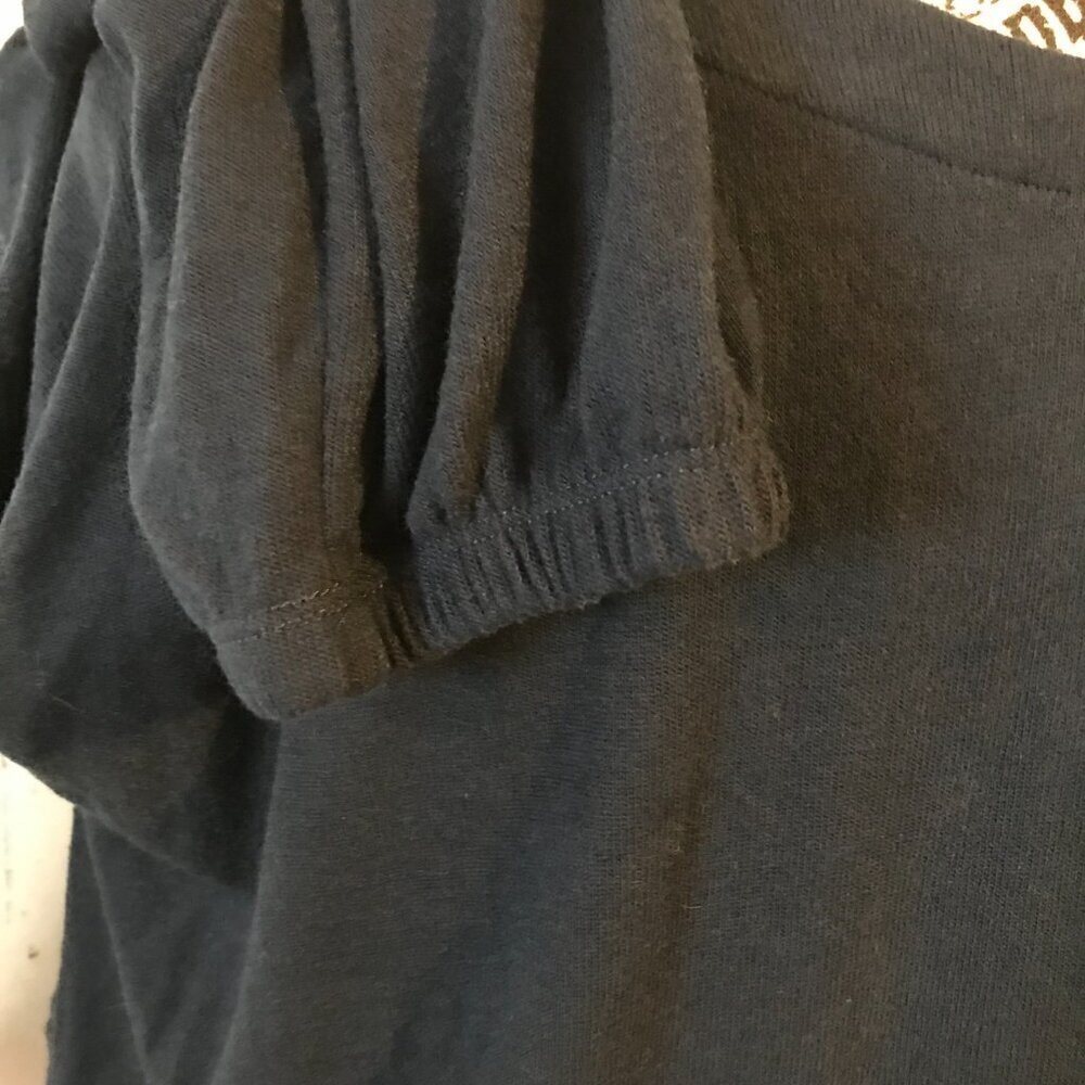 NWT ELOQUII light weight front wrap sweater in navy. Size 22/24 Style #7212 - Picture 4 of 6